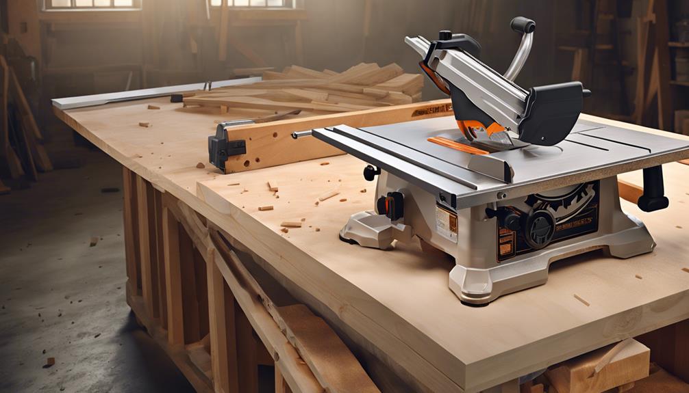 skillful woodworking with precision